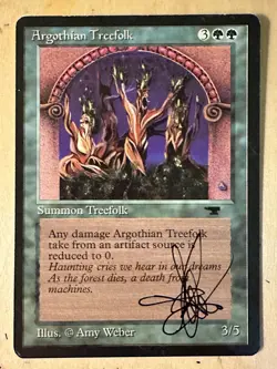 MTG ARTIST PROOF MTG Argothian Treefolk AP Sketch Art Amy WEBER - Image 2