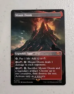 Mount Doom (Borderless) Universes Beyond: the Lord of the Rings: Tales of... MTG - Image 1