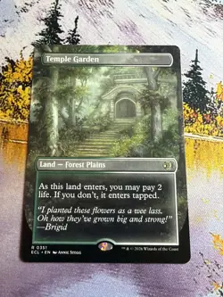 Temple Garden Lorwyn Eclipsed R 0351 Double Sided Magic The Gathering Showcase - Image 1