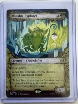 Mutable Explorer - Showcase R #0327 Non-Foil MTG Lorwyn Eclipsed M/NM, English - Image 1