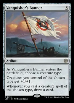 [1x] Vanquisher's Banner Near Mint, English The Lost Caverns of Ixalan Commander - Image 1