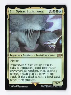 Sin, Spira's Punishment (Foil) 0242 (R) MTG Final Fantasy (FIN) (EN) - Image 1