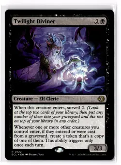 Twilight Diviner 122 Lorwyn Eclipsed Normal NM - Image 1