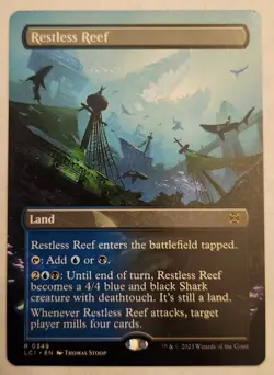 Restless Reef (Borderless) The Lost Caverns of Ixalan Regular Rare NM+ - Image 1