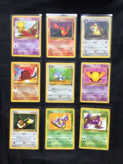 Pokemon Cards: Team Rocket 36 Card Non-Holo Lot - Image 3
