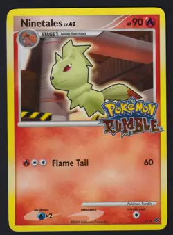 Pokemon TCG Nineties LV. 42 3/16 Rumble Promo Card 2009 - Image 1