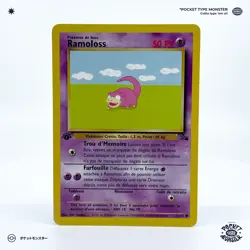 RAMOLOSS 55/62 Fossil Edition 1 ED1 VF FR Carte Pokemon - Image 2