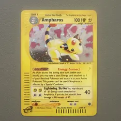 Pokemon TCG Ampharos Holo Rare Card 2/165 Expedition Base Set - MINT CONDITION! - Image 1