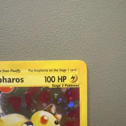 Pokemon TCG Ampharos Holo Rare Card 2/165 Expedition Base Set - MINT CONDITION! - Image 4