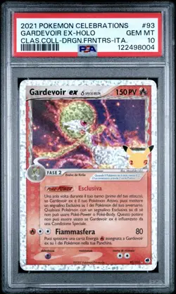 Pokemon PSA 10 Gardevoir Ex #93 Holo Gran Fest Collezione Classica 2021 Italiano - Image 2