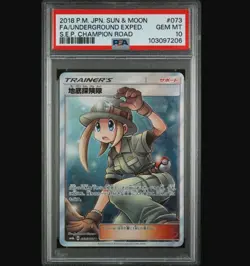 Pokemon Underground Expedition SM6b 073/066 PSA 10 GEM MINT S.E.P Champion Road - Image 1