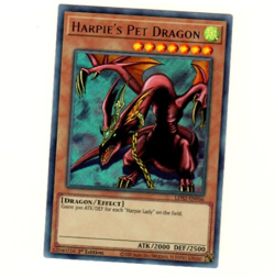 Harpie's Pet Dragon Lady Sisters LDS2-EN066 Foil Yugioh Single - Image 1