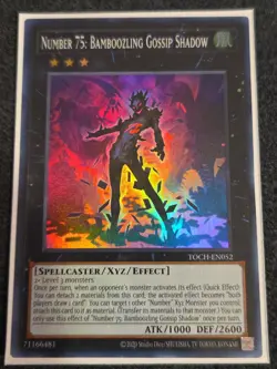 Yu-Gi-Oh! - Number 75- TOCH-EN052 - Super Rare - UL -NM/M - NEW - Image 1