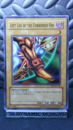 | Yugioh Left Leg of the Forbidden One DB1-EN136 Common Dark Beginning 1 HP | - Image 1