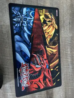 YuGiOh Yu-Gi-Oh! Egyptian Gods Slifer, Obelisk & Ra 2020 Playmat - Image 1
