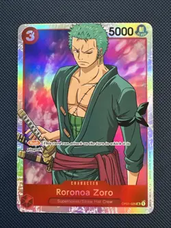 One Piece Roronoa Zoro (025) - Romance Dawn (OP01) NM Foil - Image 1