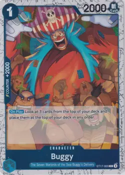 Buggy One Piece The Best vol. 2 #ST17-003 Pirate Foil Reprint,English - Image 1