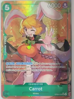 Two Legends OP08-023 Carrot SR Alt Art Parallel One Piece TCG English - Image 1