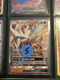 Lot of 9 Cursola Reshiram Cofagrigus Pokemon Cards Authentic - Image 3