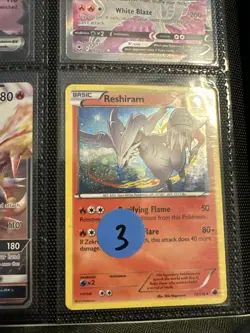 Lot of 9 Cursola Reshiram Cofagrigus Pokemon Cards Authentic - Image 4