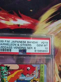 Pokemon Card 229 Carddass Vending Charmeleon & Others Glutex Japanese PSA 10 - Image 4