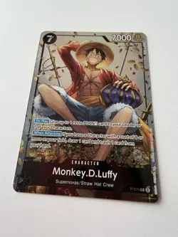 One Piece CCG Monkey D. Luffy P-075 Mini Tin Promo Card - English Near Mint - Image 3