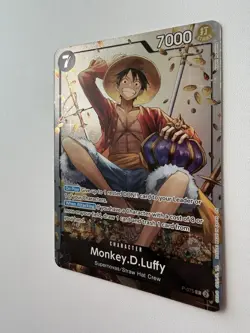 One Piece CCG Monkey D. Luffy P-075 Mini Tin Promo Card - English Near Mint - Image 4