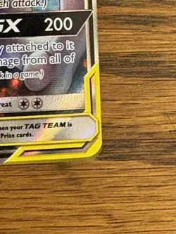 Pokemon TCG Mewtwo & Mew GX SM191 Black Star Promo Card Near Mint Condition - Image 2