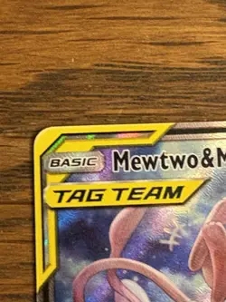 Pokemon TCG Mewtwo & Mew GX SM191 Black Star Promo Card Near Mint Condition - Image 3