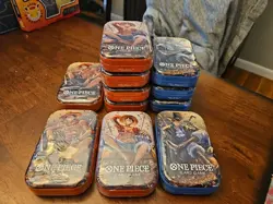 ONE PIECE CARD GAME - TIN PACK SET VOL. 2 (TS-02, OP13) IN HAND. Lot Of 11 Total - Image 3