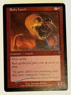 Ruby Leech Invasion Foil Magic The Gathering MTG Card - Image 1