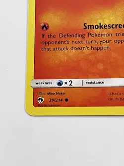 Cyndaquil 39/214 LP Lost Thunder English Pokemon Card TCG - Image 2