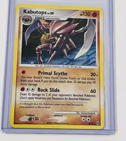 Kabutops Lv. 59 4/99 Platinum Arceus Holo Rare Pokemon Trading Card Game 2009 - Image 1