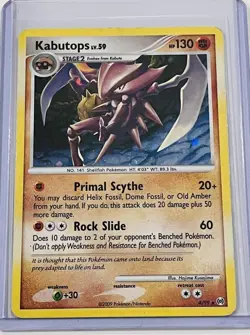 Kabutops Lv. 59 4/99 Platinum Arceus Holo Rare Pokemon Trading Card Game 2009 - Image 2