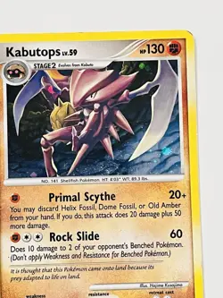 Kabutops Lv. 59 4/99 Platinum Arceus Holo Rare Pokemon Trading Card Game 2009 - Image 4