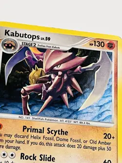 Kabutops Lv. 59 4/99 Platinum Arceus Holo Rare Pokemon Trading Card Game 2009 - Image 5