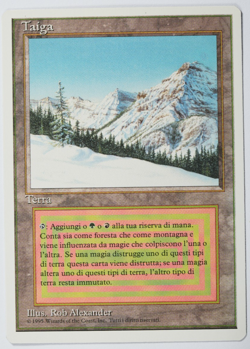 Taiga FWB Italian Foreign White-Bordered Reserved List MTG - Image 1