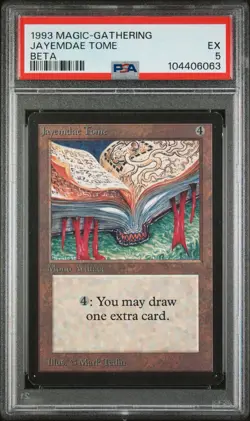 Beta Jayemdae Tome Limited Edition Magic the Gathering MTG PSA EX - Image 1
