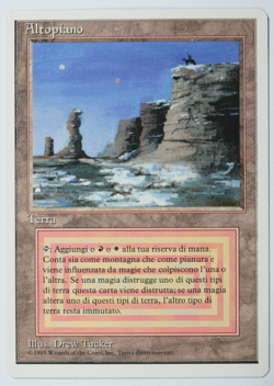 Plateau FWB Italian Foreign White-Bordered Reserved List MTG - Image 1