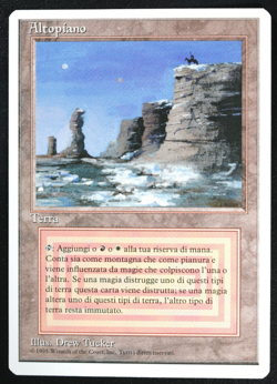 Plateau FWB Italian Foreign White-Bordered Reserved List MTG - Image 3