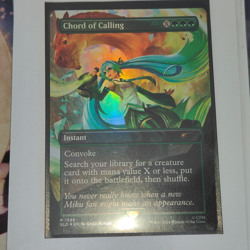 Free Shipping! MTG Chord of Calling - Foil - Secret Lair: Miku Hatsune SLD 1595 - Image 2