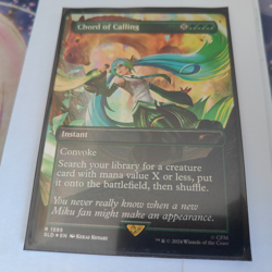 Free Shipping! MTG Chord of Calling - Foil - Secret Lair: Miku Hatsune SLD 1595 - Image 3