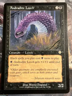 1x Andradite Leech (93) Invasion LP MTG Magic the Gathering x1 MKE - Image 3