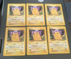 Pikachu 58/102 Unlimited Common Base Set Pokemon Card LP Vintage WOTC - Image 3