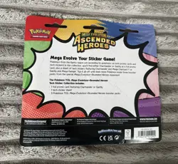 Pokemon TCG Gastly Tech Sticker Collection. Ascended Heroes 3 Pack Blister Pack - Image 2