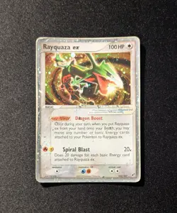 Pokemon EX DEOXYS - #102/107 Rayquaza ex - Ultra Rare Holo - ENG - Damaged - Image 3