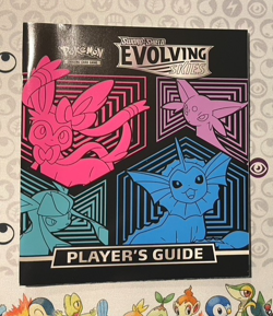 Pokemon TCG Evolving Skies ETB Player's Guide Booklet! Sylveon, Espeon, Glaceon! - Image 1