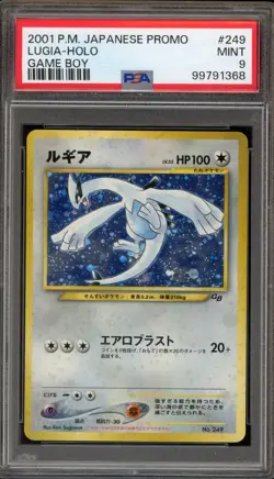 Pokemon Lugia Game Boy Japanese Holo Promo #249 PSA 9 Mint - Image 1