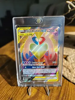 Pokemon TCG Latias & Latios GX Alt Art Full Art 2019 170/181 Team Up English - Image 1