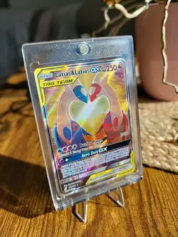Pokemon TCG Latias & Latios GX Alt Art Full Art 2019 170/181 Team Up English - Image 2
